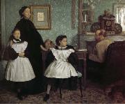 Edgar Degas Belini Family oil painting on canvas